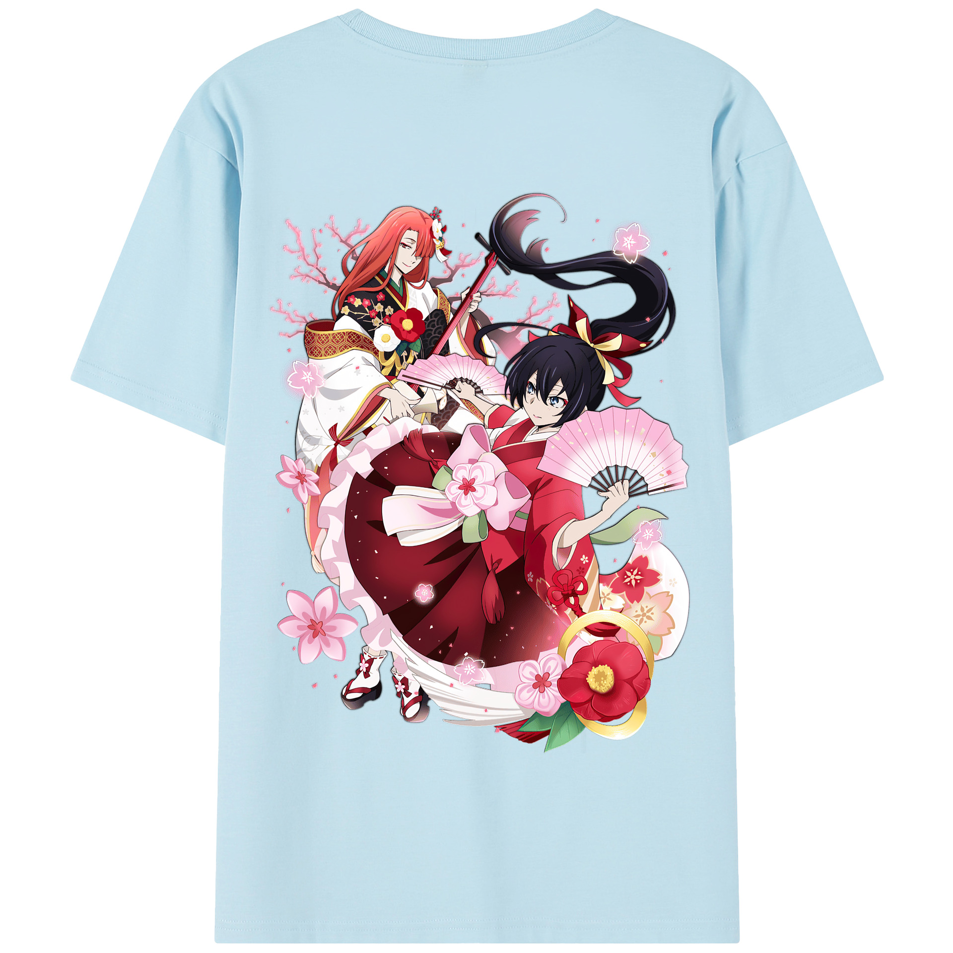 （画像用） 文豪ストレイドッグス Bungo Stray Dogs 綿100％半袖Tシャツ（背面プリント）